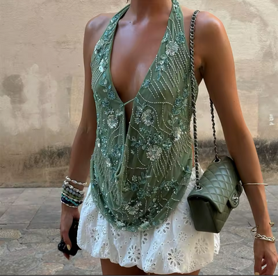 Emerald Jewel Top - Festigirl