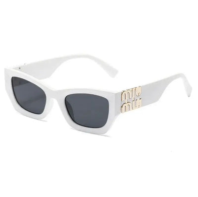St Lucia Sunglasses (white) - Festigirl