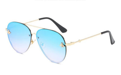 Santorini Sunglasses (Blue) - Festigirl