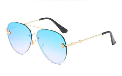 Santorini Sunglasses (Blue) - Festigirl